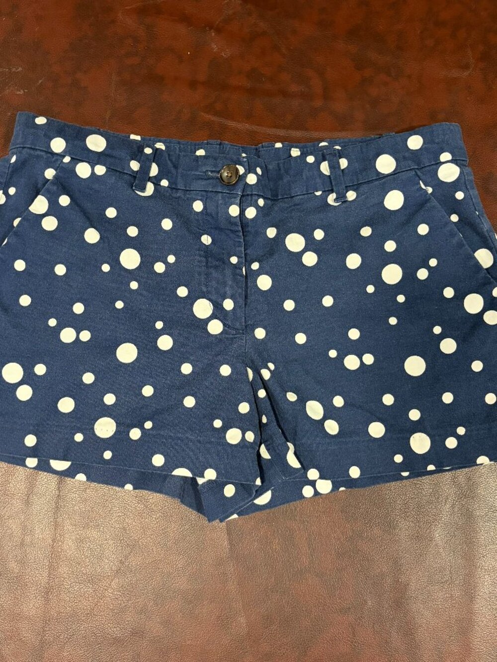 Khakis by Gap blue polka-dot shorts, size 4